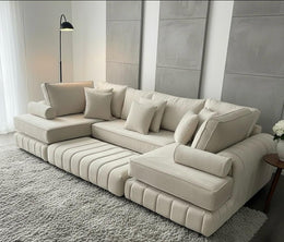 Lilly Cinema sofa with fitting stool