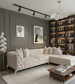 Chesterfield Chaise Sofa